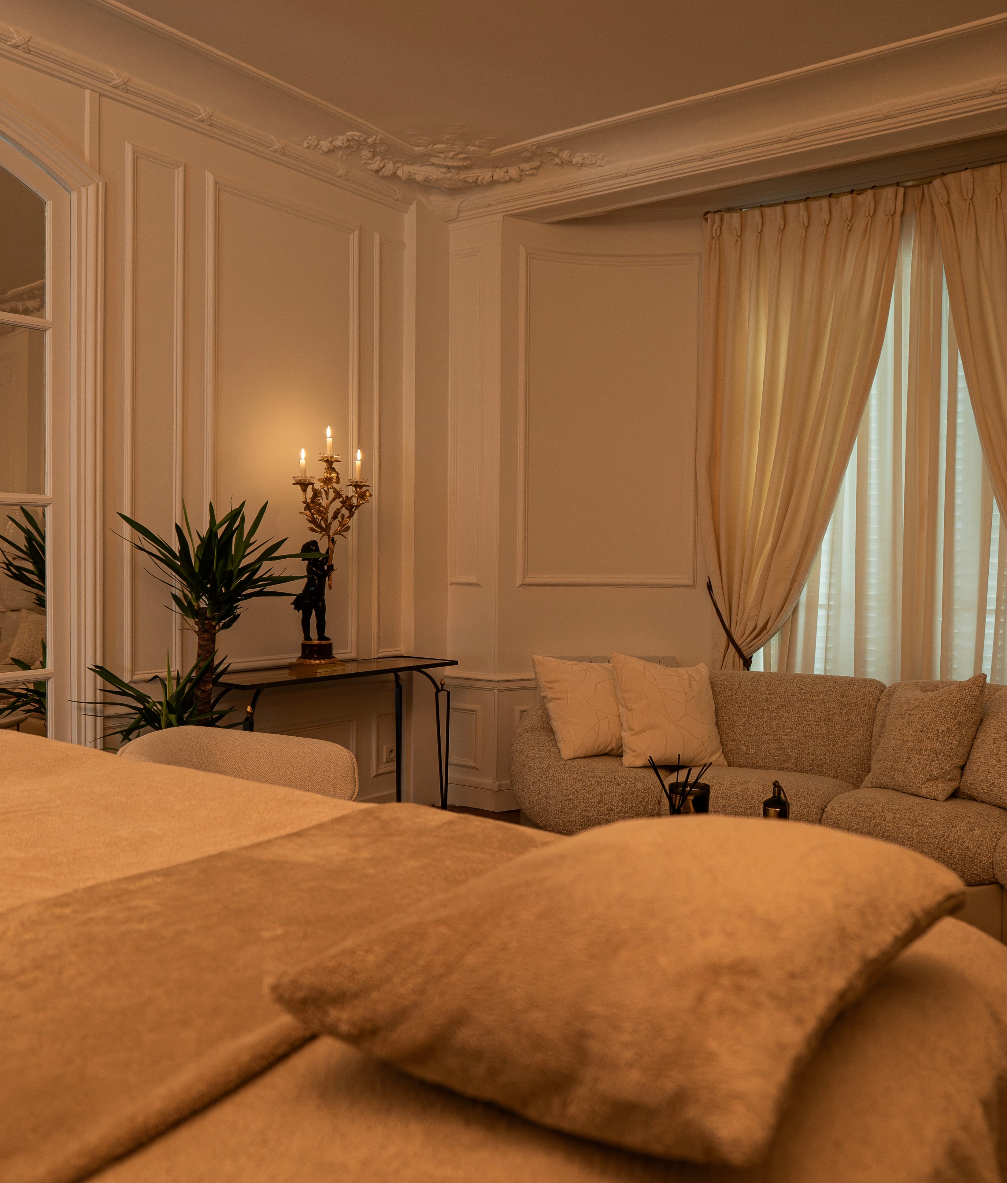 Table de massage chauffante